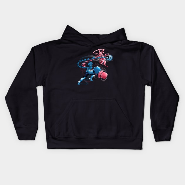 Boxing match Kids Hoodie by CoinboxTees